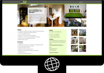 BnB444 Nijmegen – website