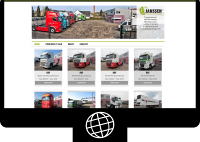 Janssen Trucks – website