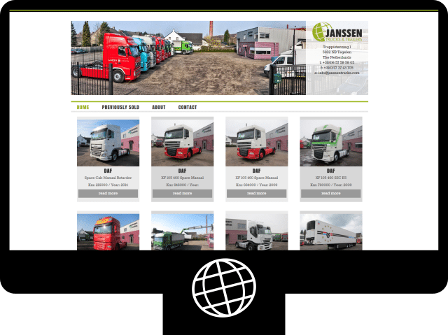 Janssen Trucks – website