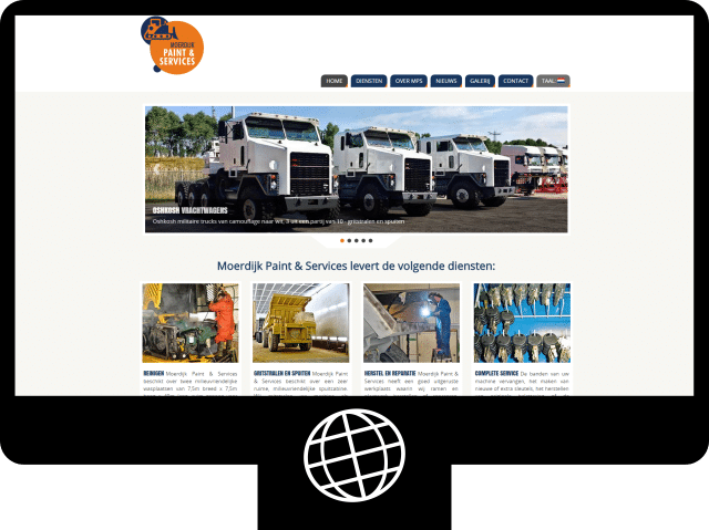 Moerdijk Paint & Services - website