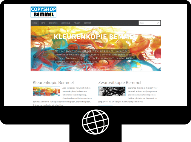 Copyshop Bemmel – website