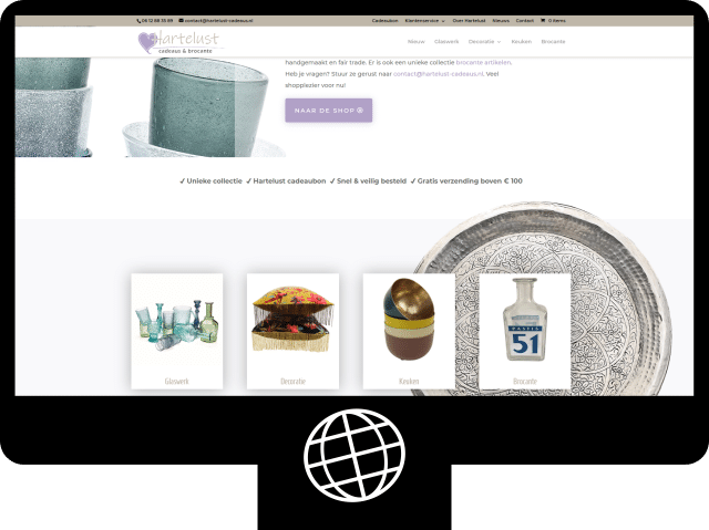 Hartelust cadeaus & brocante — webshop