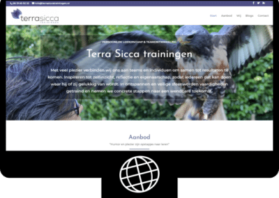 Terrasicca trainingen — website